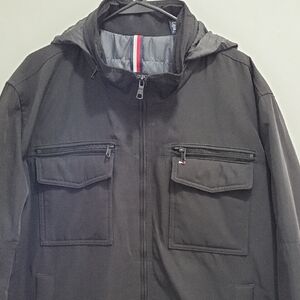 TOMMY HILFIGER BLACK JACKET SIZE XXL